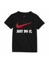 T shirt à manches courtes Enfant Nike Swoosh | Tienda24 Tienda24.eu