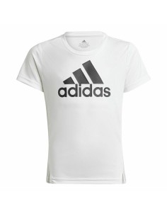 Maglia a Maniche Corte per Bambini Adidas Designed To Move Bianco da Adidas, Bambina - Ref: S6484961, Precio: 18,00 €, Descue...