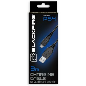 Câble USB vers micro USB Blackfire PS4 Noir de Blackfire, Câbles USB - Réf : S0452703, Prix : 3,16 €, Remise : %