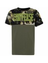 Camiseta de Manga Corta Infantil Converse Blocked Camo Amarillo | Tienda24 Tienda24.eu