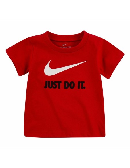 Child's Short Sleeve T-Shirt Nike Red | Tienda24 Tienda24.eu