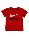 Child's Short Sleeve T-Shirt Nike Red | Tienda24 Tienda24.eu