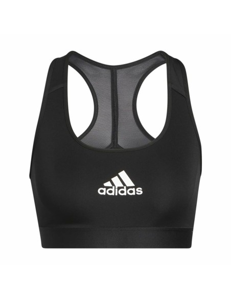 Sports Bra Adidas Powerreact Black | Tienda24 Tienda24.eu