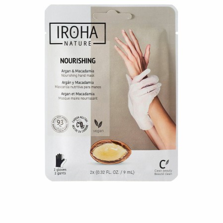 Handschuhe für Handpflege Iroha Argan Macadamia Macadamia Argan (1 Stück) von Iroha, Feuchtigkeitsspendende Handschuhe - Ref:...