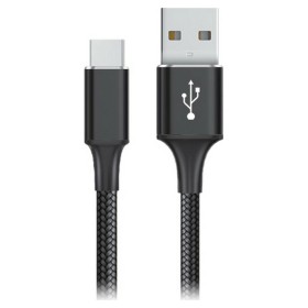 Cabo USB A para USB C Goms Preto