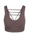 Sports Bra Adidas CoreFlow Luxe Purple | Tienda24 Tienda24.eu