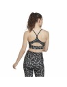 Soutien-gorge de Sport Reebok Workout Ready Noir Gris | Tienda24 Tienda24.eu