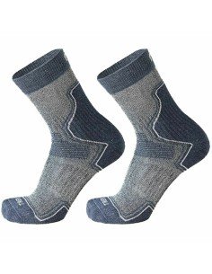 Chaussettes de Sport Mico Trail Blue marine Gris Homme de Mico, Homme - Ref: S6485101, Precio: 13,93 €, Descuento: %