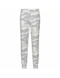 Calças Desportivas Calvin Klein Printed Mulher Branco | Tienda24 Tienda24.eu