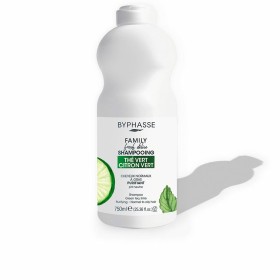 Shampoing Purifiant Byphasse Family Fresh Delice Citron Cheveux gras Thé vert (750 ml) de Byphasse, Shampooings - Réf : S0510...