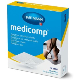 Garze Sterili Hartmann Medicomp 10 x 10 cm 20 Unità di Hartmann, Gessi, medicazioni e forniture per fasciatura - Rif: S051064...