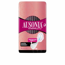 Night Sanitary Pads with Wings Ausonia Plus Ultrafine 10Units by Ausonia, Pantyliners - Ref: S05106604, Price: 5,09 €, Discou...