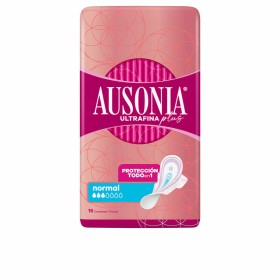 Normal Sanitary Pads with Wings Ausonia Plus Ultrafine 16 Units by Ausonia, Pantyliners - Ref: S05106605, Price: 5,09 €, Disc...