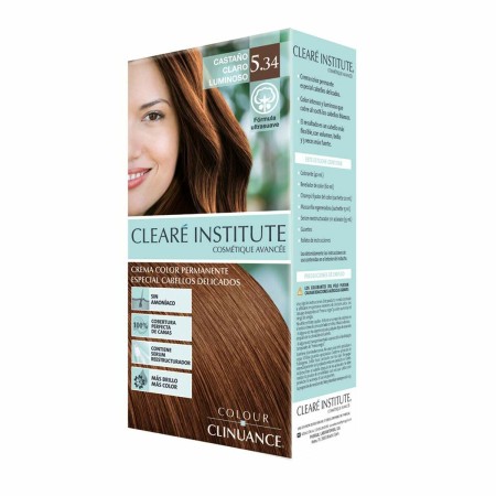 Coloração Permanente em Creme Clearé Institute Colour Clinuance Nº 5.34-castaño claro luminoso | Tienda24 - Global Online Shop Tienda24.eu