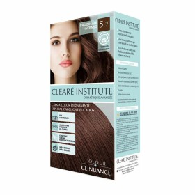 Coloração Permanente em Creme Clearé Institute Colour Clinuance Nº 5.7-chocolate intenso de Clearé Institute, Coloração perma...