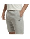 Short de Sport pour Homme Reebok Identity Fleece Gris | Tienda24 Tienda24.eu