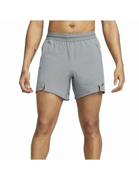 Pantalones Cortos Deportivos para Hombre Nike Pro Dri-FIT Flex Gris | Tienda24 Tienda24.eu