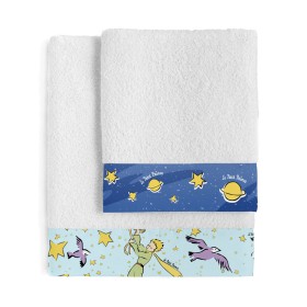 Ensemble de serviettes de toilette HappyFriday Le Petit Prince Migration Multicouleur 2 Pièces de HappyFriday, Serviettes de ...