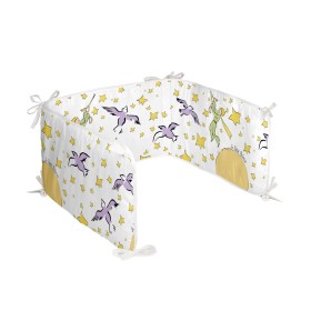 Cot protector HappyFriday Le Petit prince Migration Multicolour 210 x 40 cm by HappyFriday, Bed accessories - Ref: D1609510, ...