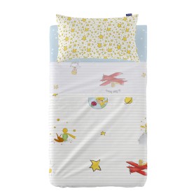 Conjunto de Lençóis HappyFriday Le Petit Prince Son monde Multicolor Berço de Bebé 2 Peças de HappyFriday, Roupa de cama para...