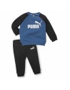 Chándal Infantil Puma Minicats Essentials Raglan Negro Azul | Tienda24 Tienda24.eu