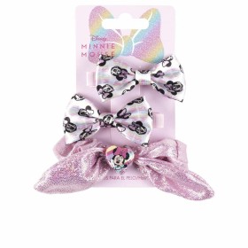 Hair Clips Disney Pink Minnie Mouse Lasso Set (3 Pieces) by Disney, Headbands - Ref: S05113713, Price: 7,42 €, Discount: %