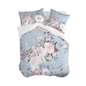 Housse de Couette HappyFriday Soft Bouquet Multicouleur 220 x 220 cm de HappyFriday, Couettes et housses de couette - Réf : D...