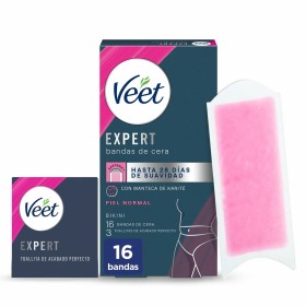 Bandes Épilatoire Corporelles Veet Expert Bikini (16 Unités) de Veet, Épilation à la cire - Réf : S05117893, Prix : 5,09 €, R...