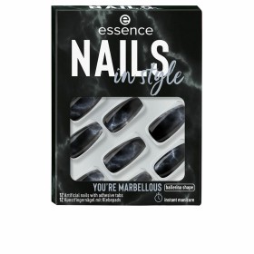 False nails Essence Nails In Style Self-adhesives Reusable Nº 17 You're marbellous (12 Units) by Essence, False nails and acc...