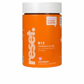 Complemento Alimenticio Reset Gominolas Multivitaminas Frambuesa 60 unidades de Reset, Combinación de multivitaminas y minera...