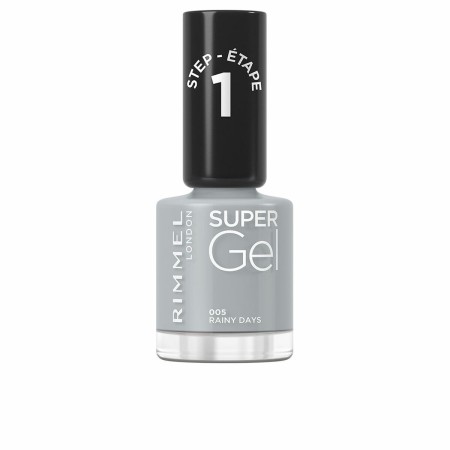 nail polish Rimmel London Super Gel Nº 005 Rainy days 12 ml | Tienda24 - Global Online Shop Tienda24.eu