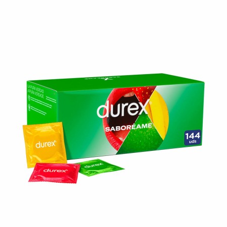 Preservativos Durex SABORÉAME FRUTAS 144 Unidades de Durex, Preservativos masculinos - Ref: S05122414, Preço: 38,32 €, Descon...