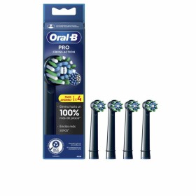 Cabeça de Substituição Oral-B CROSS ACTION Preto 4 Unidades de Oral-B, Escovas de dentes elétricas e acessórios - Ref: S05124...