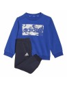 Children's Sports Outfit Adidas Essentials Bold Blue | Tienda24 Tienda24.eu