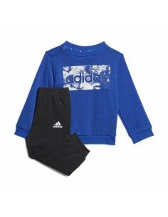 Baby's Tracksuit Puma Minicat Essentials Black Blue | Tienda24 Tienda24.eu