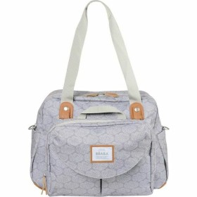 Bolso Cambiador de Pañales Béaba Geneve Tiny Clouds Gris