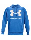 Men’s Hoodie Under Armour Rival Big Logo Blue | Tienda24 Tienda24.eu