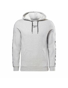 Felpa con Cappuccio Uomo Reebok RI Tape OTH Grigio da Reebok, Uomo - Ref: S6486503, Precio: 45,35 €, Descuento: %