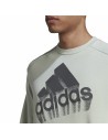 Sudadera sin Capucha Unisex Adidas Essentials Brand Love Turquesa | Tienda24 Tienda24.eu