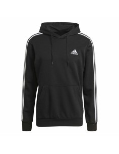 Herren Sweater mit Kapuze Adidas Essentials BrandLove Schwarz | Tienda24 Tienda24.eu