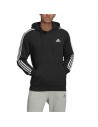 Men’s Hoodie Adidas Essentials 3 Stripes Black | Tienda24 Tienda24.eu