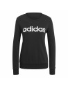 Sudadera sin Capucha Mujer Adidas Essentials Logo Negro | Tienda24 Tienda24.eu