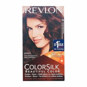 Teinture sans ammoniaque Colorsilk Revlon 26889 Châtain Cuivré Doré (1 Unités) de Revlon, Coloration permanente - Réf : S0531...