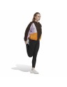 Damen Sweater mit Kapuze Adidas Hyperglam Braun | Tienda24 Tienda24.eu