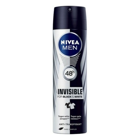 Deospray Men Black & White Invisible Nivea Men Black White Invisible (200 ml) 200 ml von Nivea, Deodorants - Ref: S0542393, P...