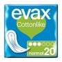 Compresas Normales sin Alas Evax Cottonlike (20 uds) 20 Unidades de Evax, Protege slips - Ref: S0544521, Precio: 4,99 €, Desc...