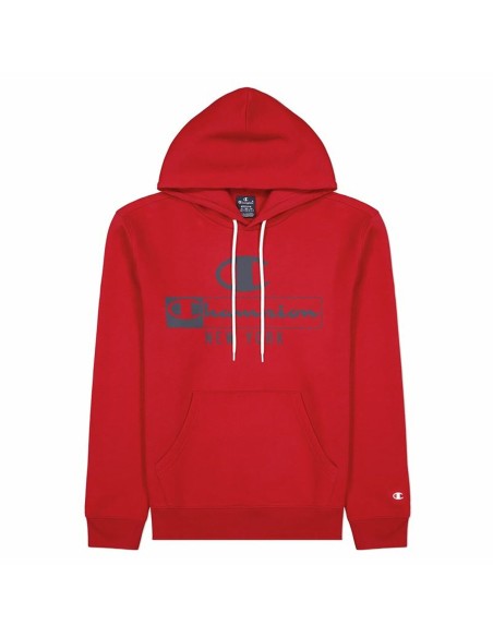 Sudadera con Capucha Hombre Champion Rojo | Tienda24 Tienda24.eu