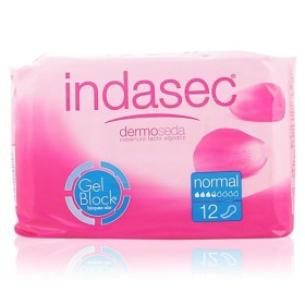 Compresas para Incontinencia Dermoseda Indasec Discreet (12 uds) 12 Unidades (Parafarmacia) de Indasec, Protege slips - Ref: ...