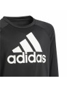 Sweat sans capuche enfant Adidas Designed To Move Big Logo Noir | Tienda24 Tienda24.eu