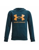 Felpa con Cappuccio Bambino Under Armour Rival Fleece Hoodie Ciano da Under Armour, Bambino - Ref: S6486594, Precio: 32,40 €,...